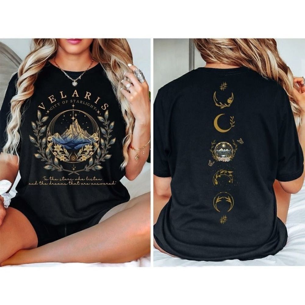 Velaris City Starlight Fantasy Reader Gift T-Shirt